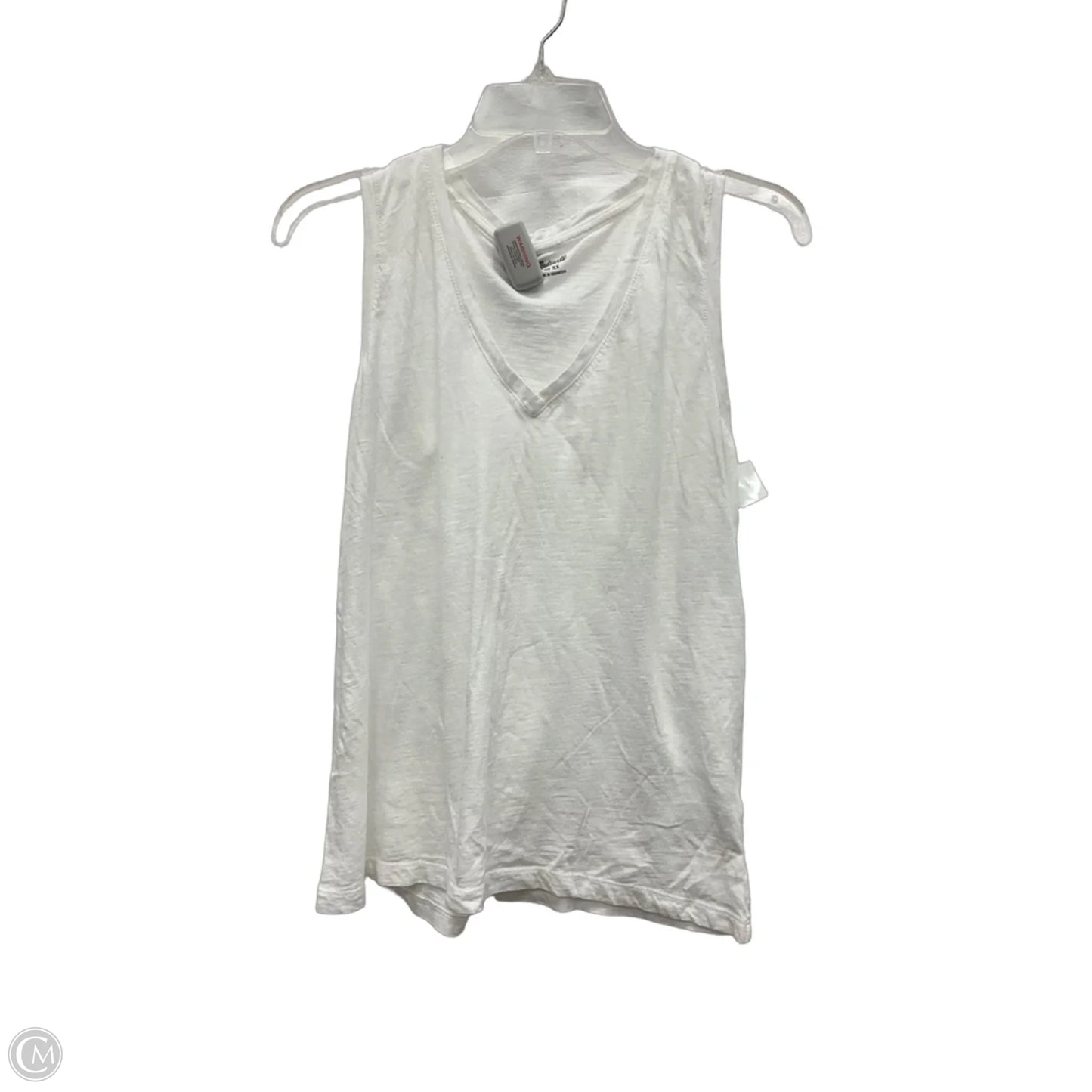 Tank Top By Madewell In White, Size: Xs