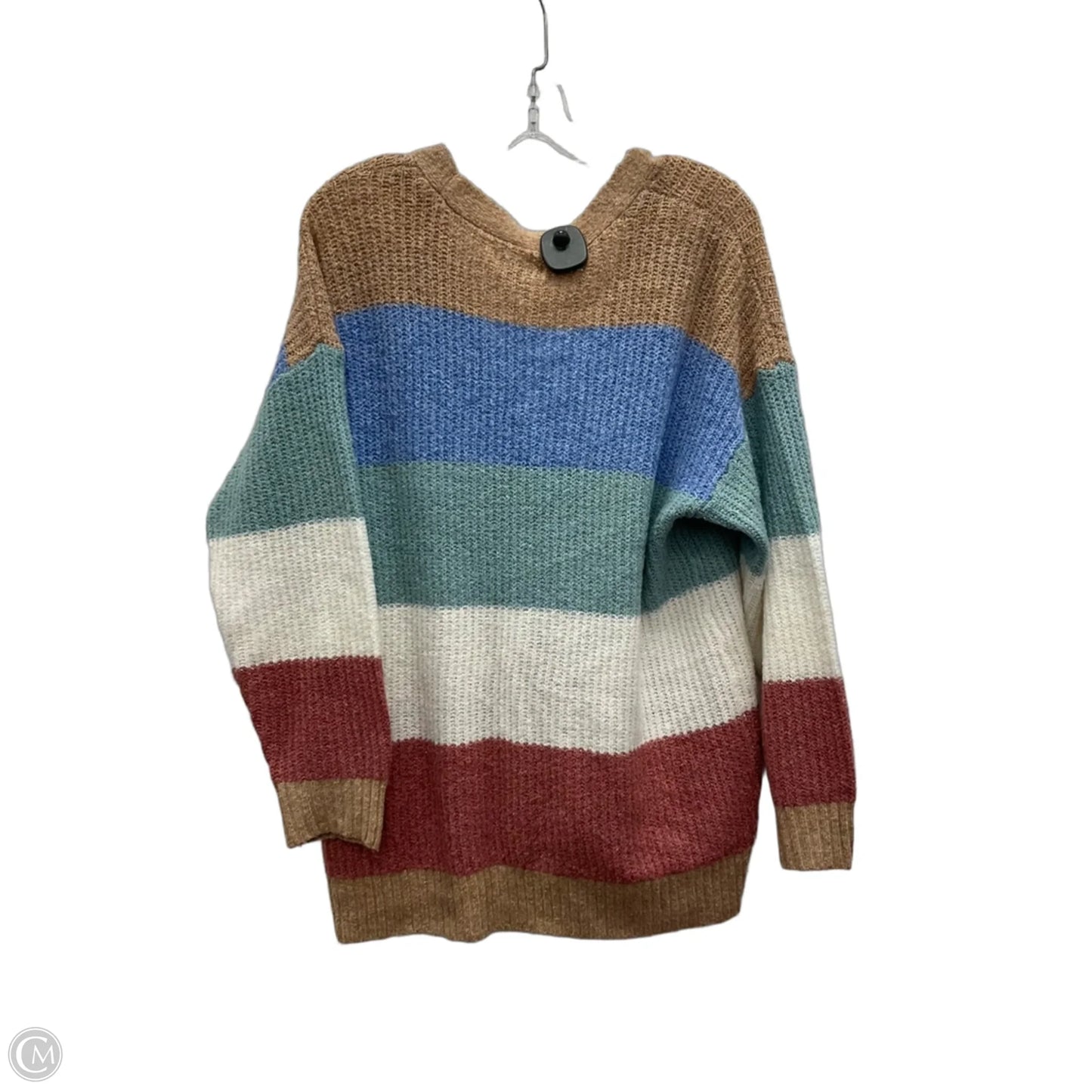 Cardigan By American Eagle In Striped Pattern, Size: S