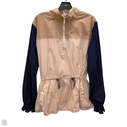 Jacket Windbreaker By The Upside In Blue & Pink, Size: S
