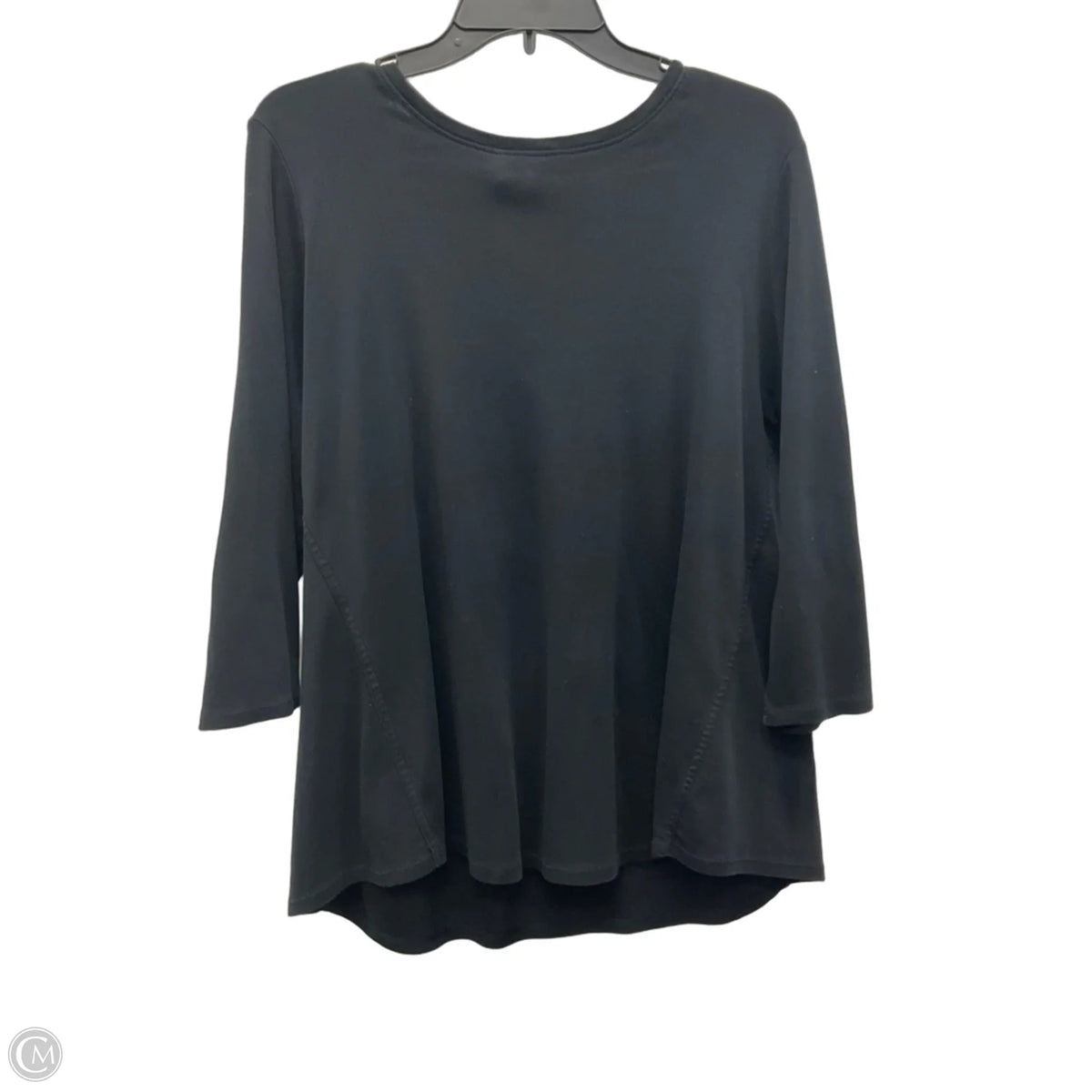 Top Long Sleeve Basic By J. Jill In Black, Size: L