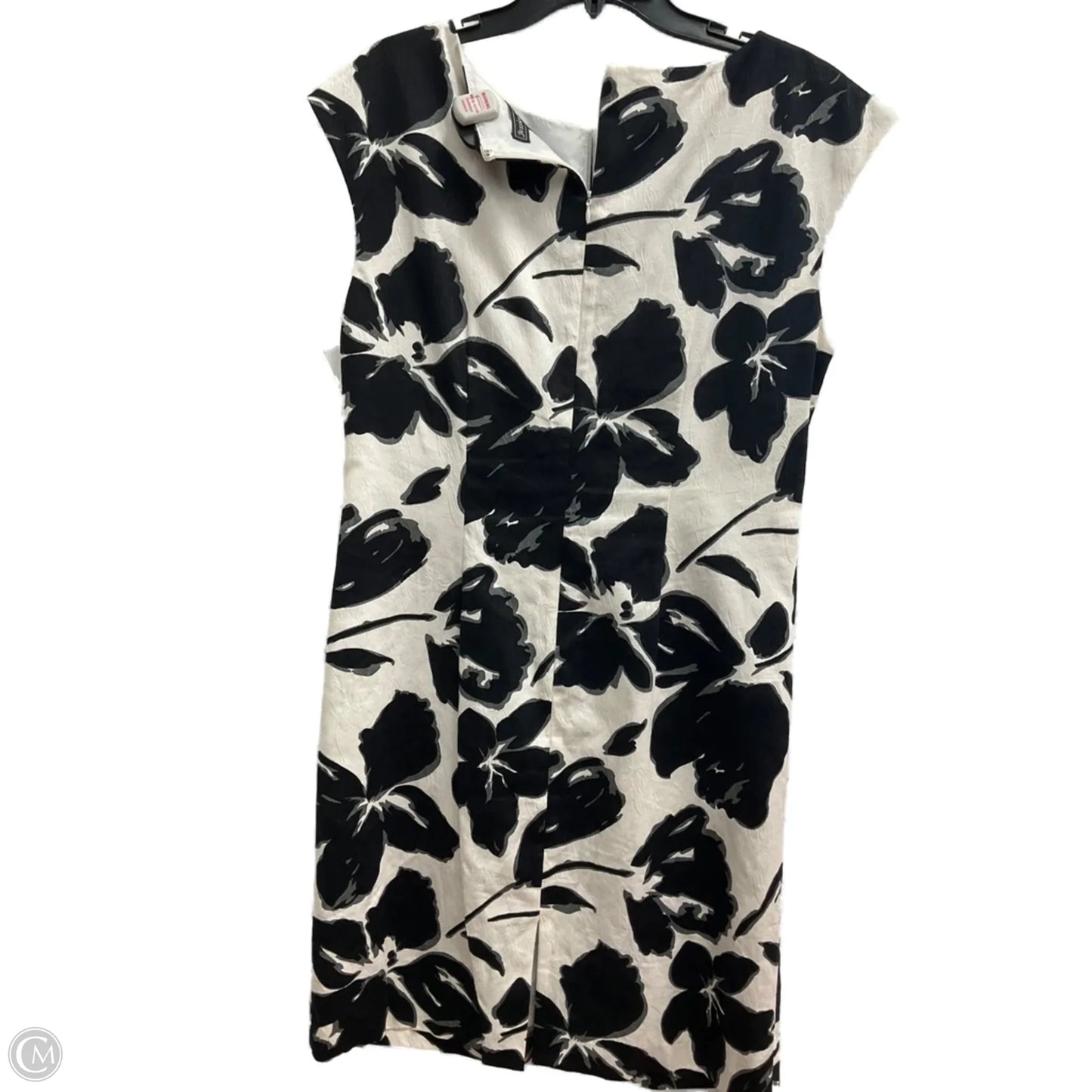 Dress Casual Short By Jessica Howard In Black & White, Size: 14