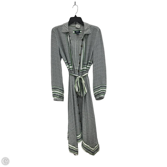 Dress Casual Midi By Maeve In Blue & Green, Size: S