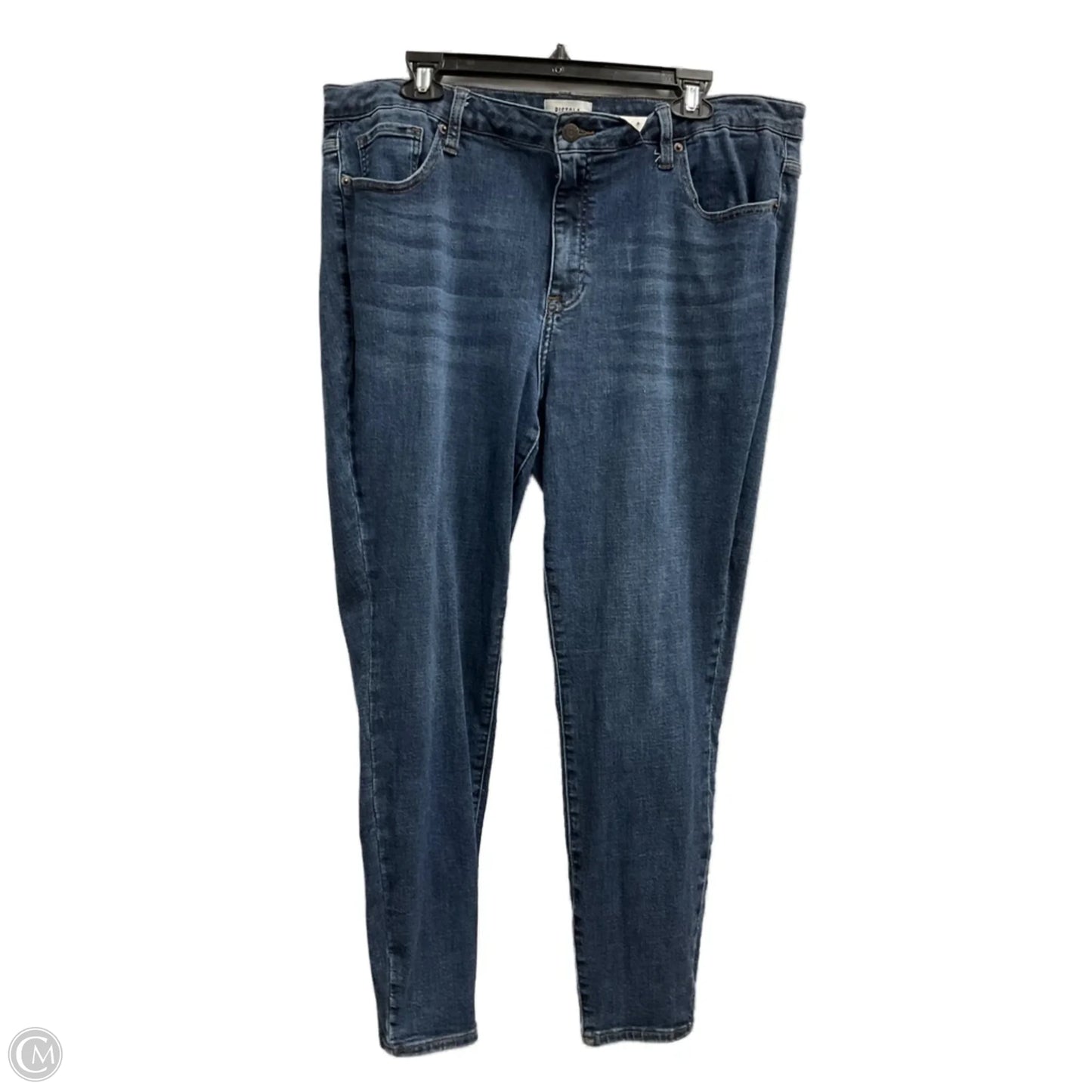 Jeans Skinny By Pistola In Blue Denim, Size: 18