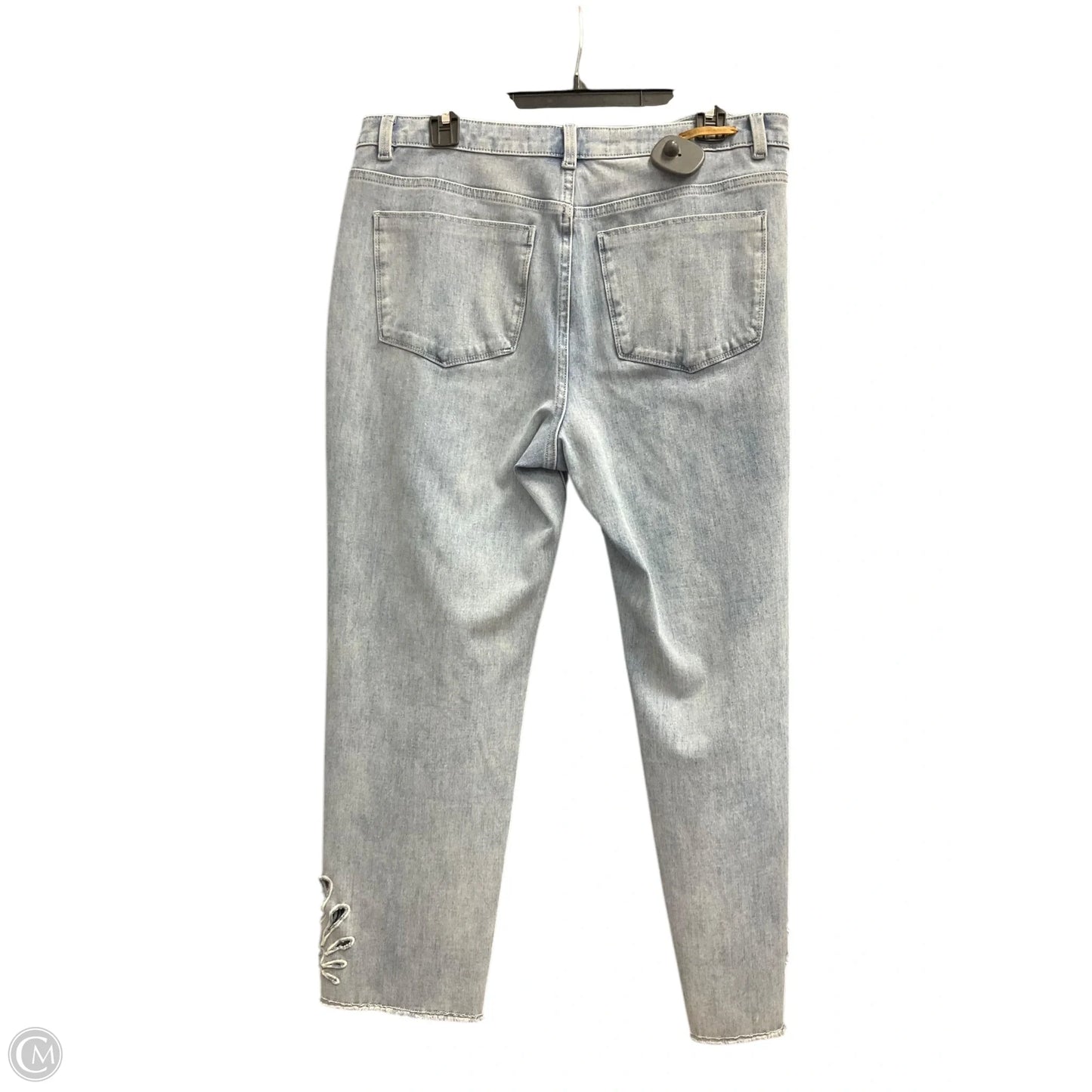 Jeans Cropped By Soft Surroundings In Blue Denim, Size: 12