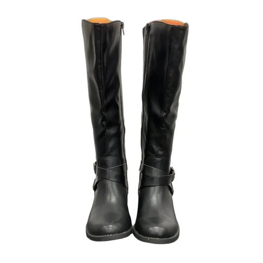 Boots Knee Flats By Style And Company In Black, Size: 8.5