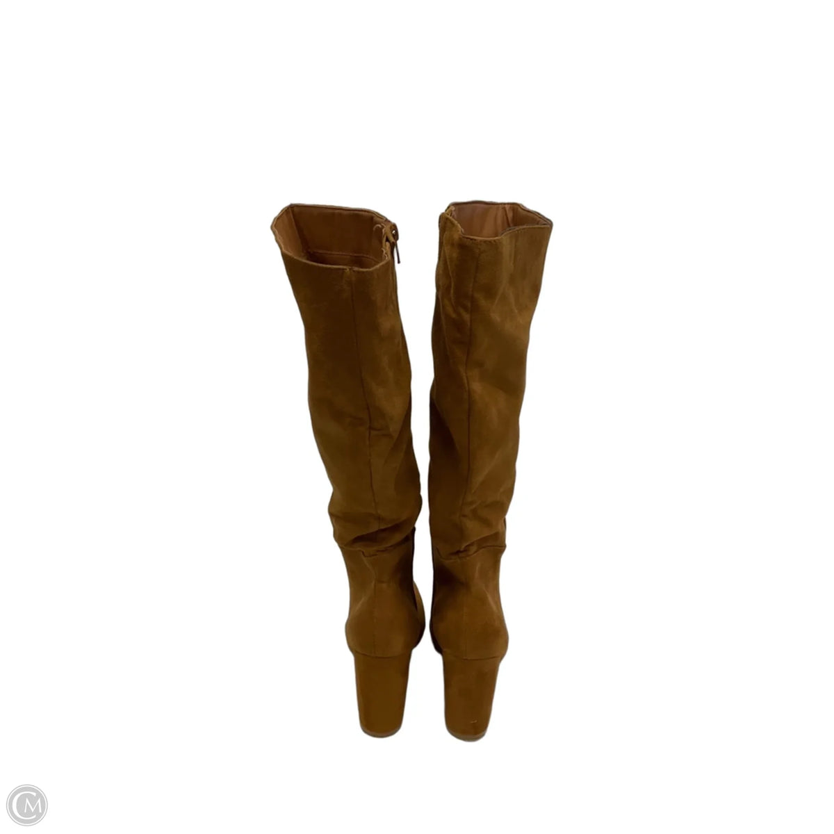 Boots Knee Heels By Coconuts In Orange, Size: 9