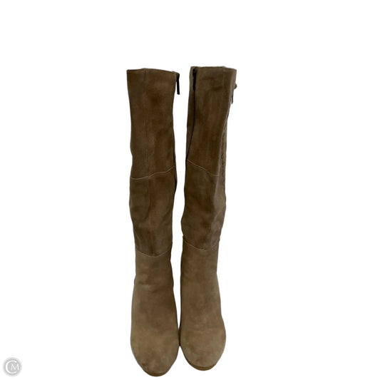 Boots Knee Heels By Kenneth Cole Reaction In Beige, Size: 8