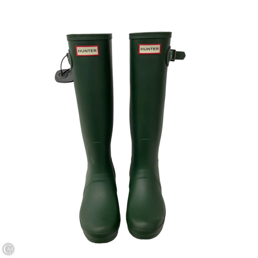 Boots Designer By Hunter In Green, Size: 8