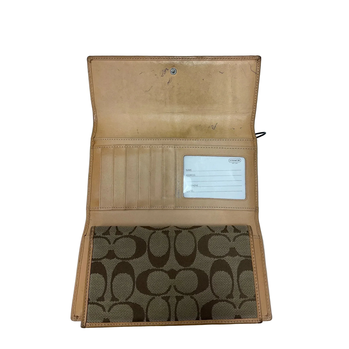 Wallet Designer By Coach, Size: Small