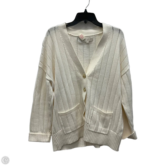 Cardigan By Loft In White, Size: L