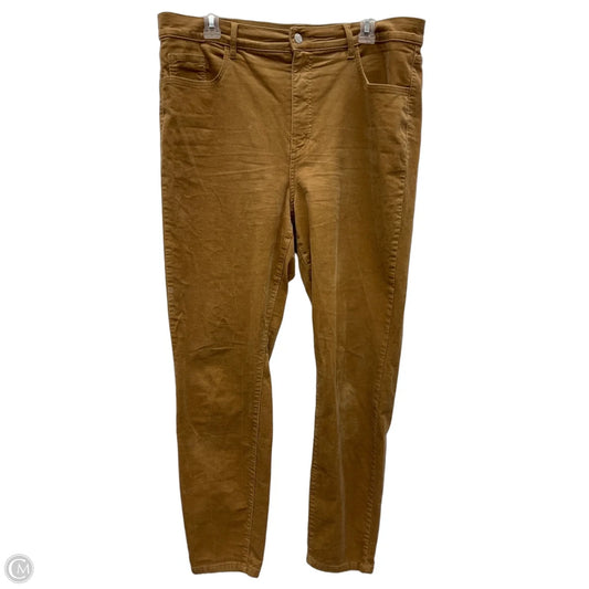 Pants Corduroy By Loft In Tan, Size: 14
