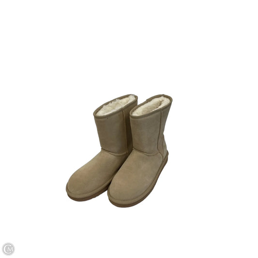 Boots Ankle Flats By Koolaburra By Ugg In Beige, Size: 6