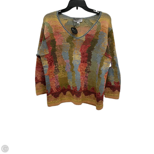 Sweater By Peruvian Connection In Multi-colored, Size: L