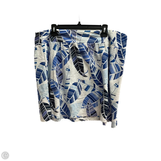 Skirt Mini & Short By Tommy Bahama In Blue & White, Size: Xl