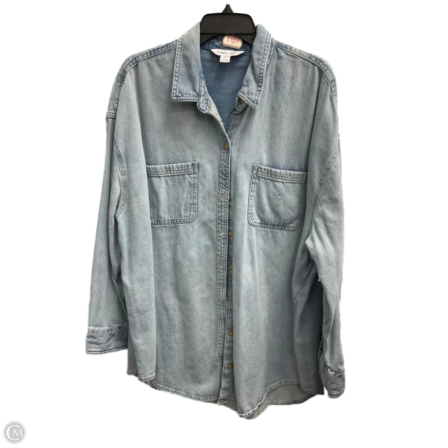 Jacket Denim By Old Navy In Blue Denim, Size: Xxl