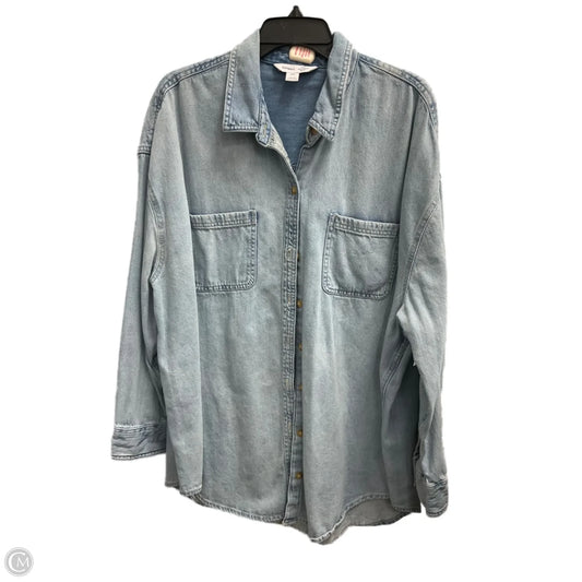 Jacket Denim By Old Navy In Blue Denim, Size: Xxl