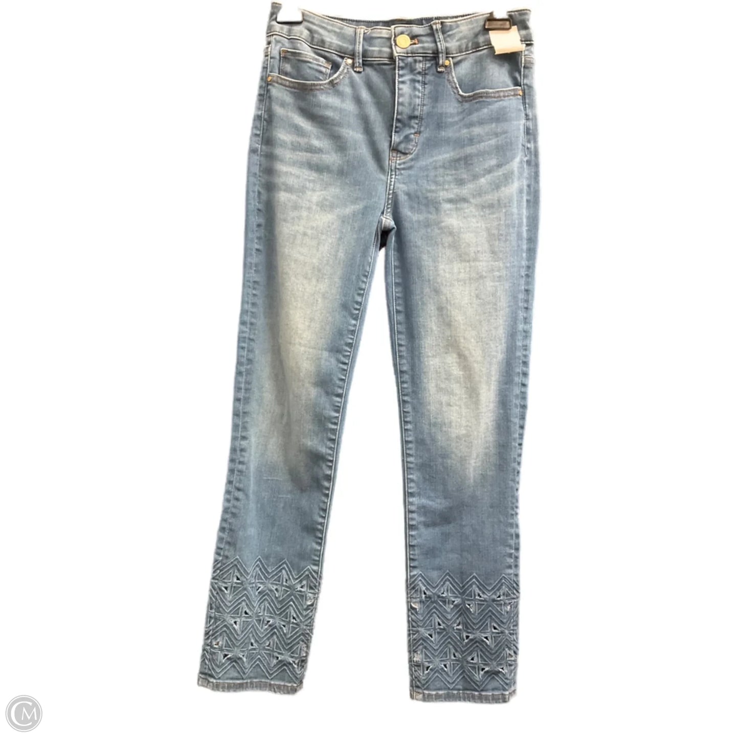 Jeans Cropped By White House Black Market In Blue Denim, Size: 2