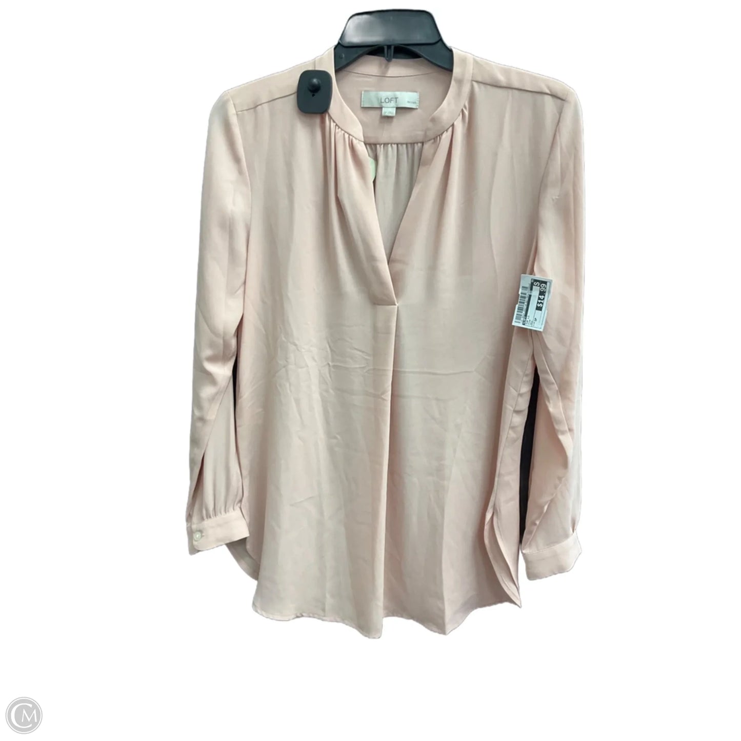 Top Long Sleeve By Loft In Pink, Size: Sp
