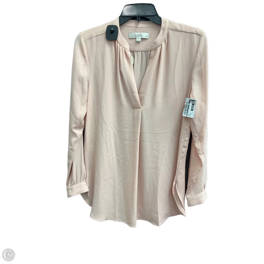 Top Long Sleeve By Loft In Pink, Size: Sp