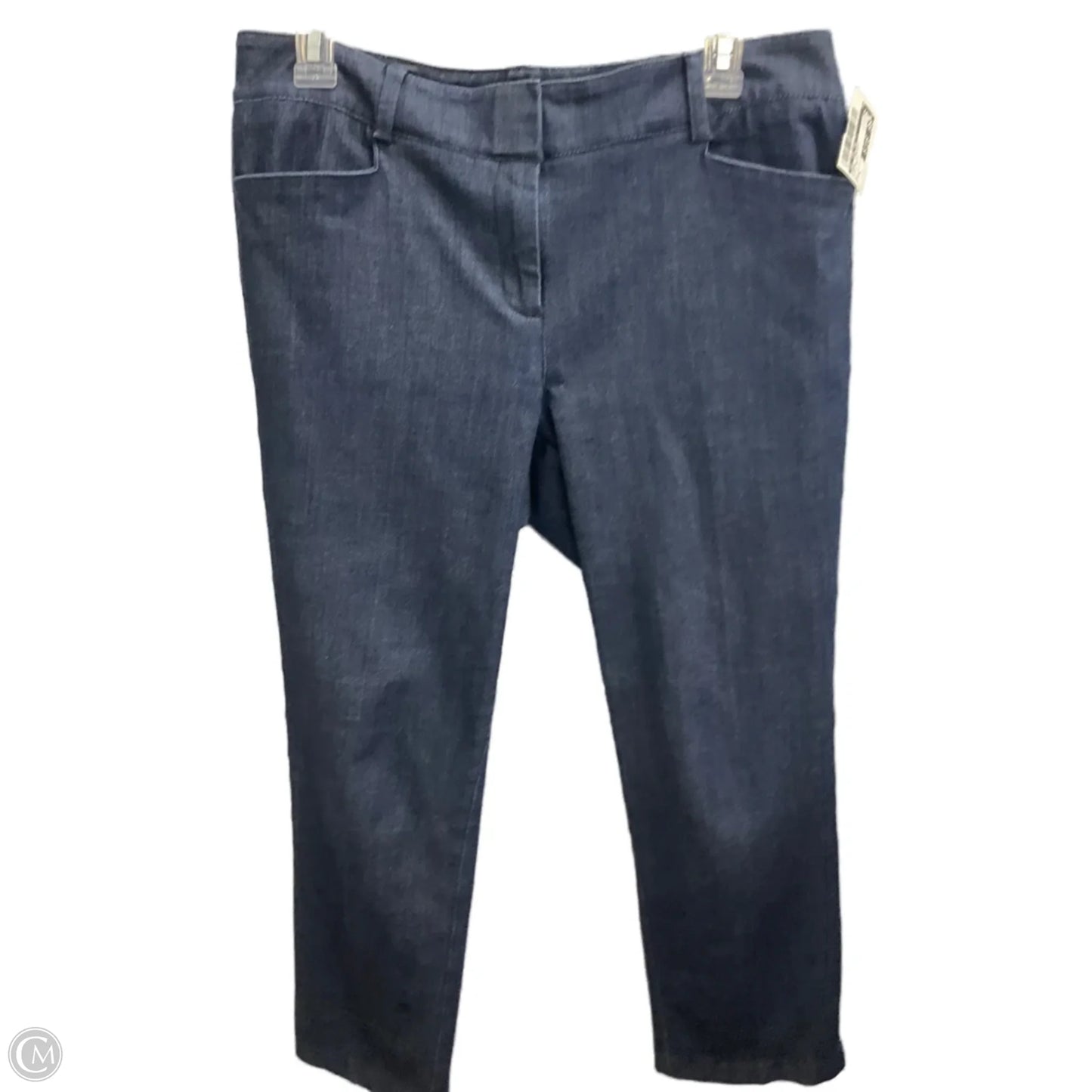 Jeans Straight By New York And Co In Blue Denim, Size: 4