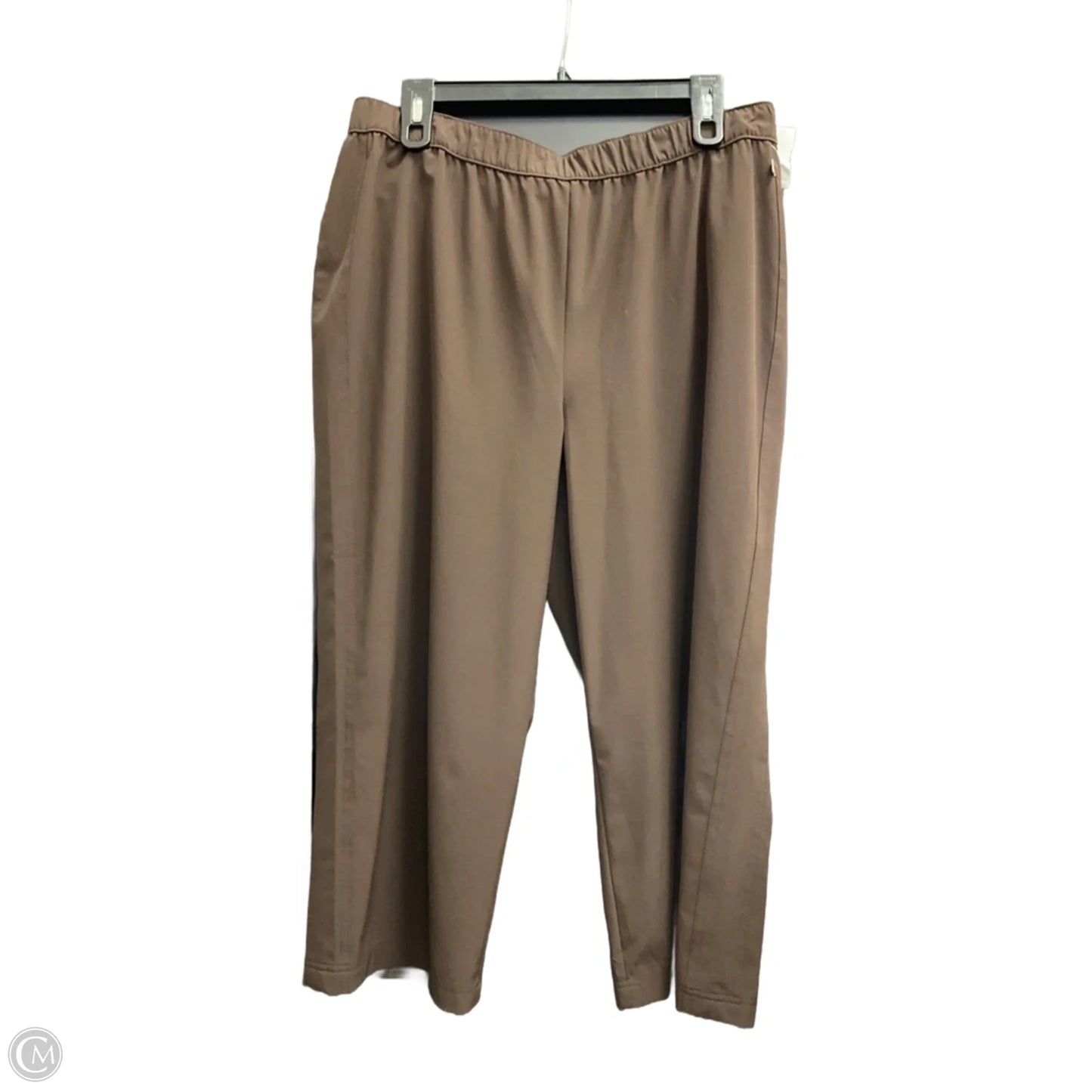 Athletic Capris By Zenergy By Chicos In Brown, Size: L