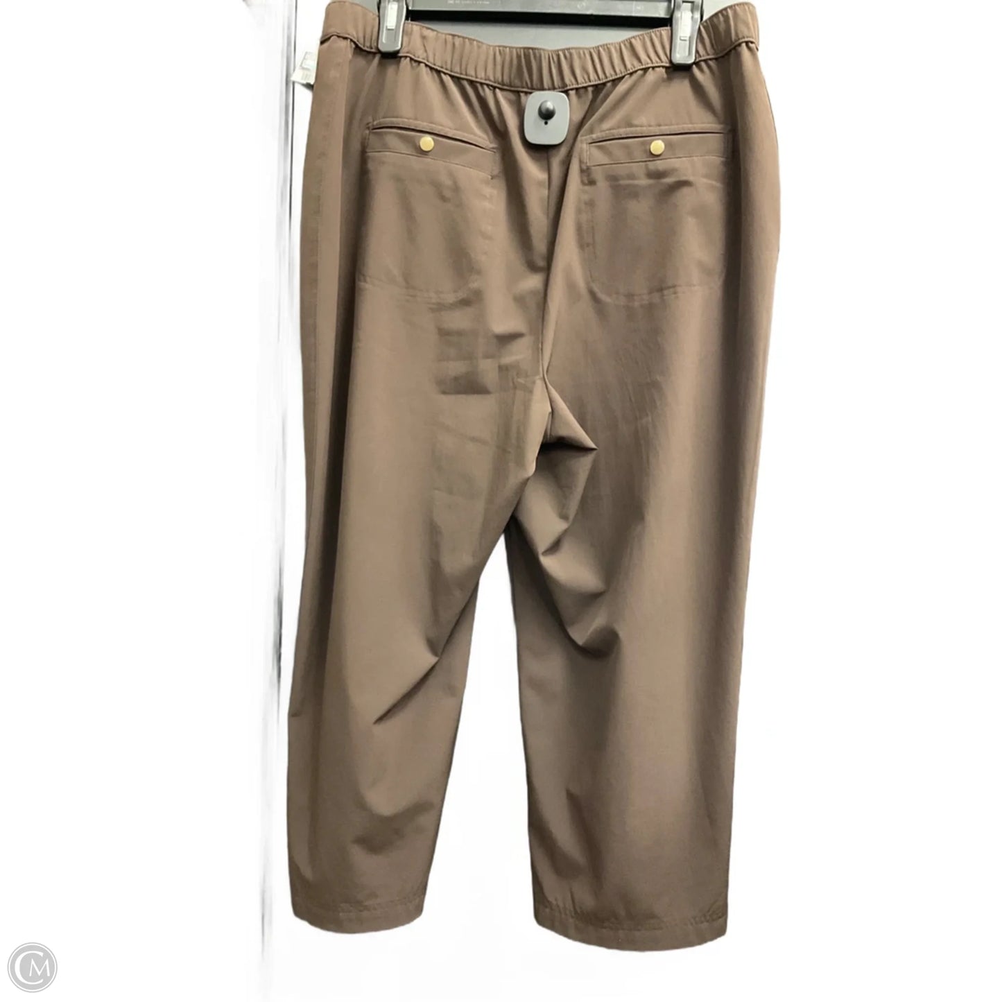 Athletic Capris By Zenergy By Chicos In Brown, Size: L