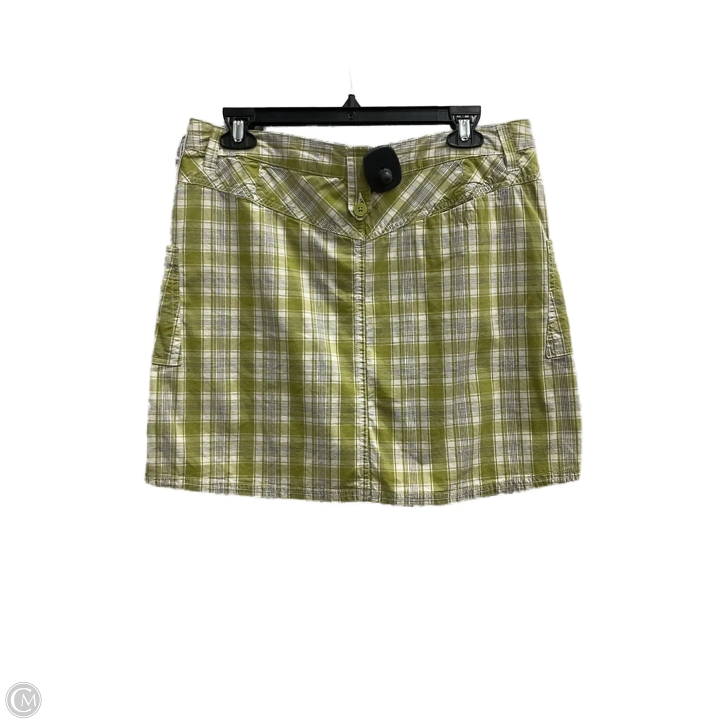 Skirt Mini & Short By Horny Toad In Green & White, Size: 8