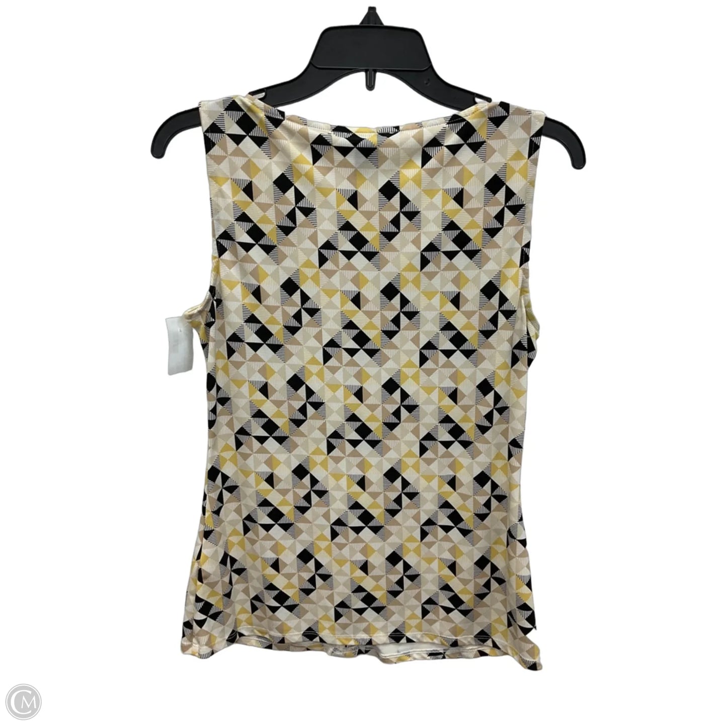 Top Sleeveless By White House Black Market In Tan & Yellow, Size: Xs