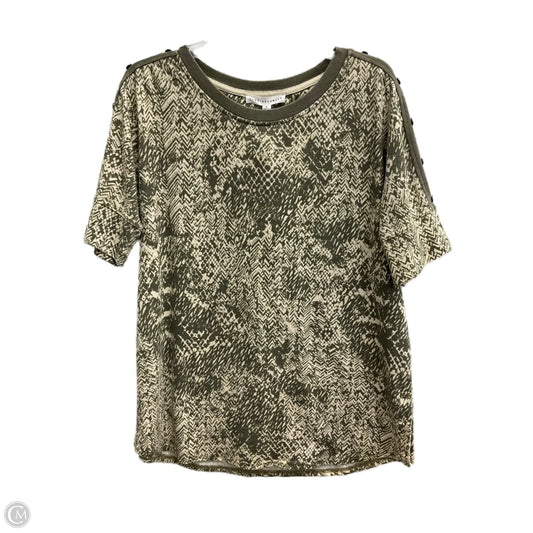 Top Short Sleeve By Jane And Delancey In Green, Size: Xl