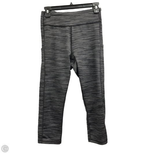 Athletic Capris By Tek Gear In Black & White, Size: M