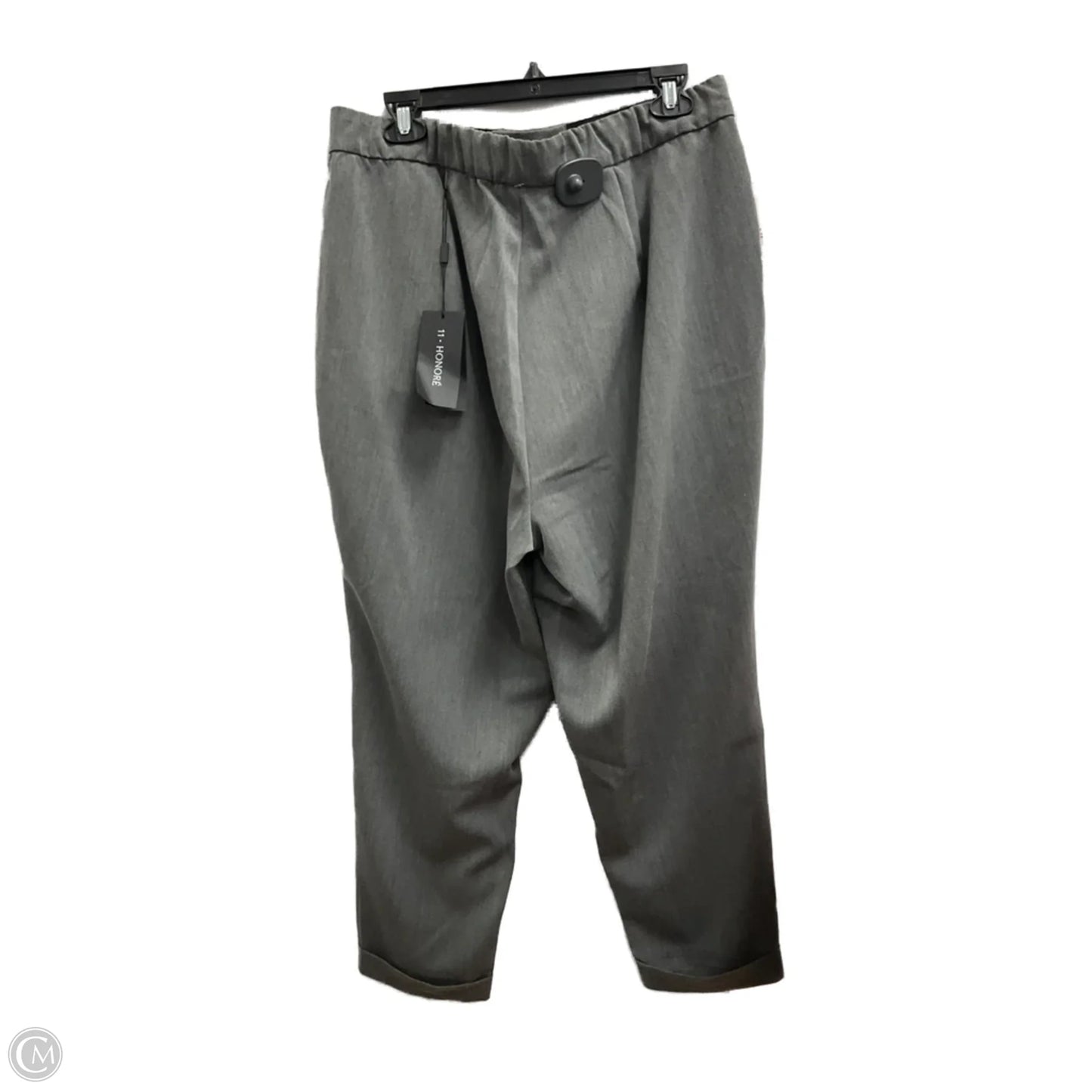 Pants Cropped By Clothes Mentor In Grey, Size: 14