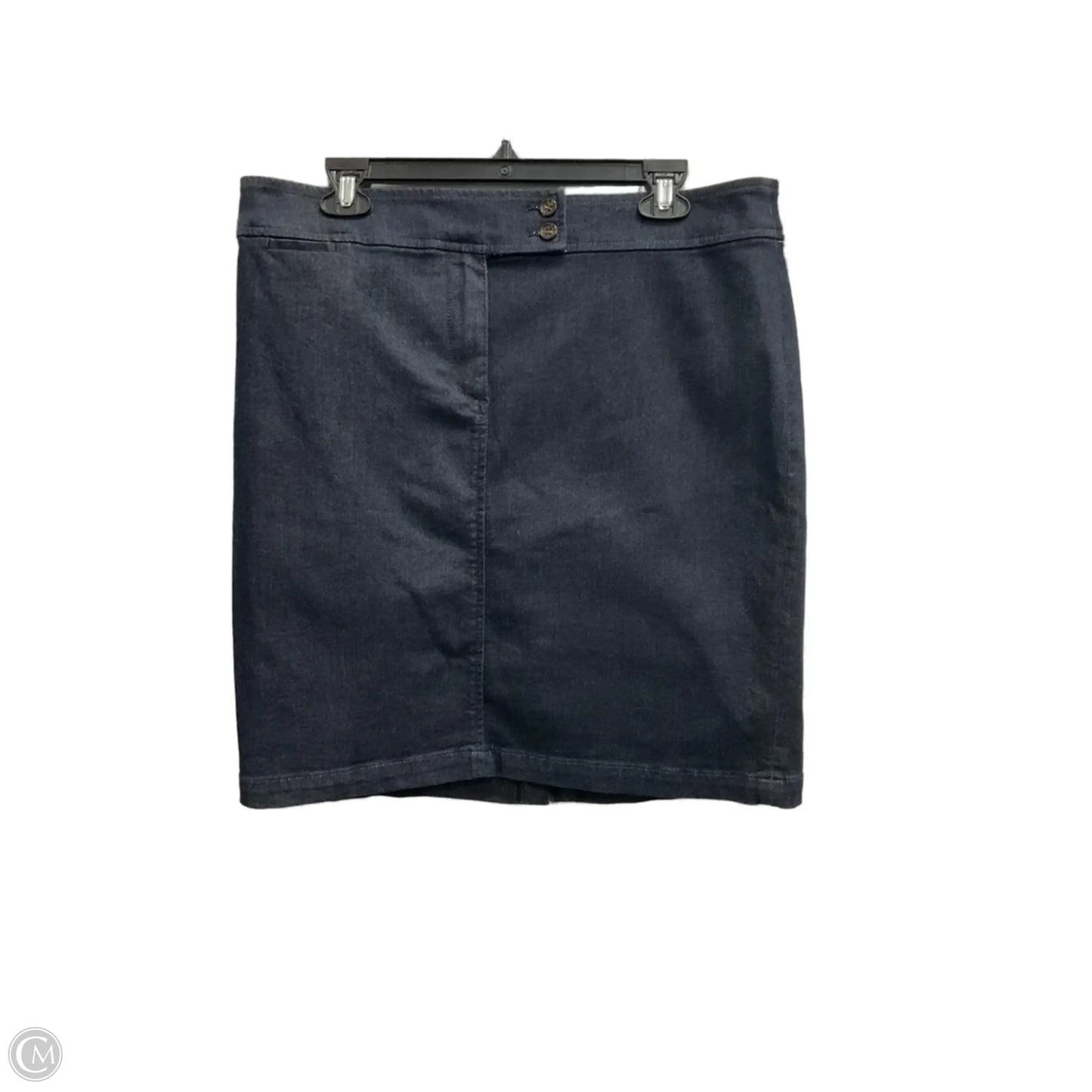 Skirt Midi By Talbots In Blue Denim, Size: 14p