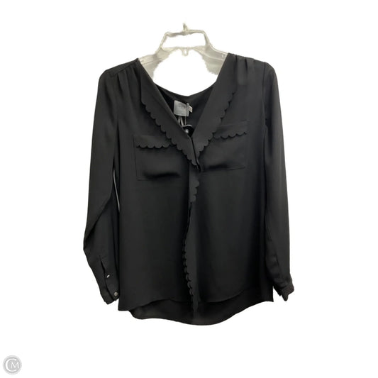 Top Long Sleeve By Hd In Paris In Black, Size: 4