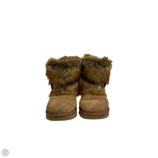 Boots Designer By Ugg In Brown, Size: 8