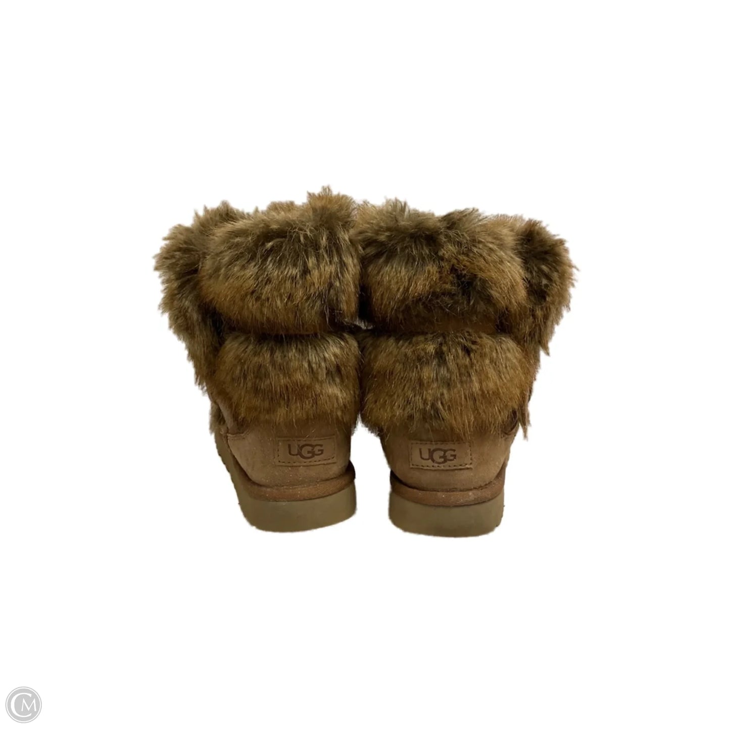 Boots Designer By Ugg In Brown, Size: 8