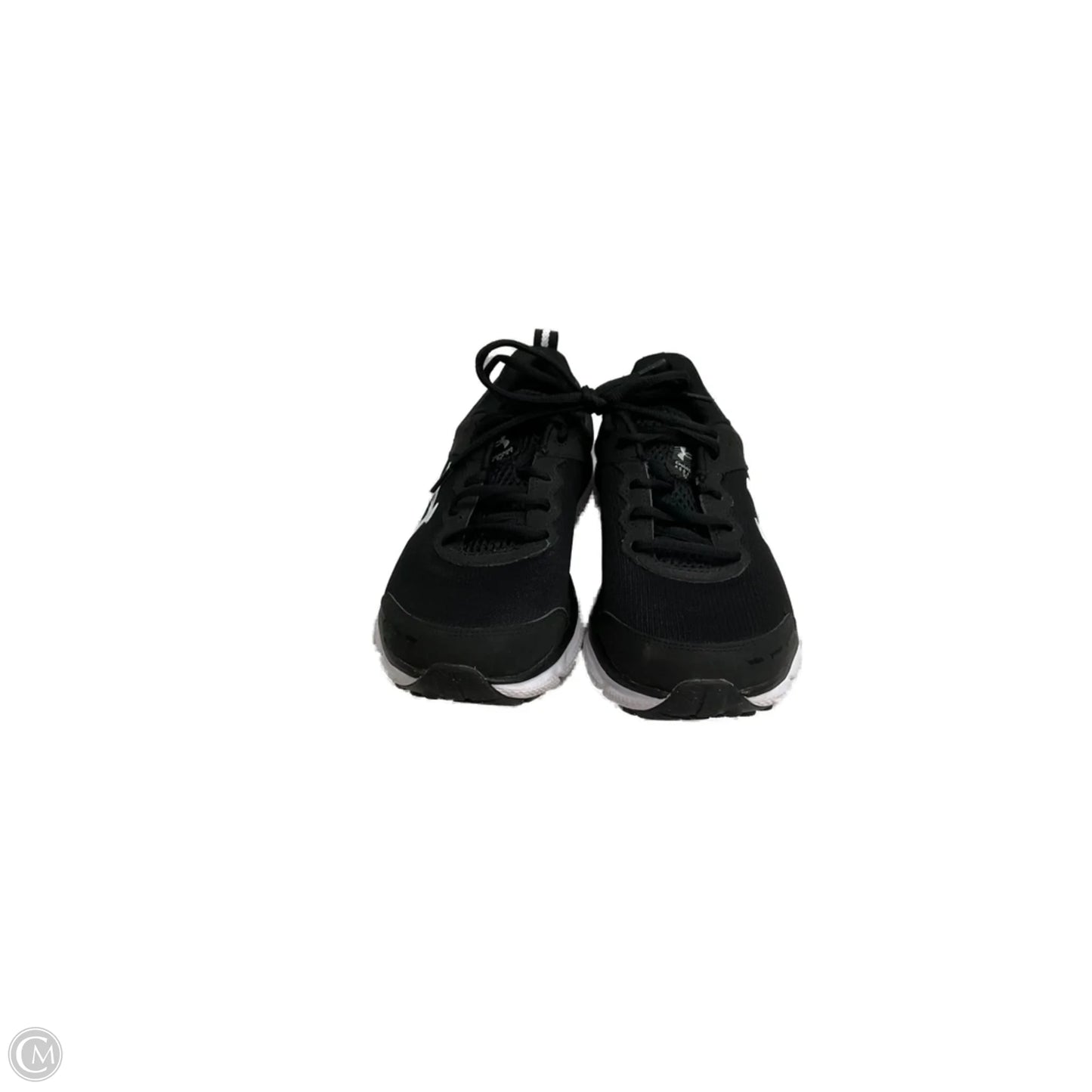 Shoes Athletic By Under Armour In Black & White, Size: 9.5