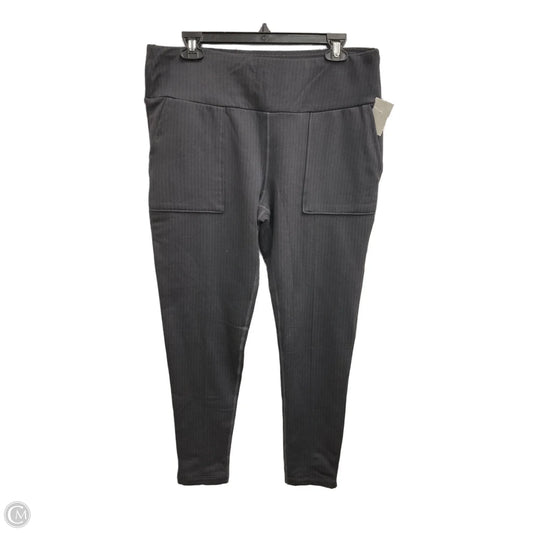 Athletic Capris By Mondetta In Black & Blue, Size: Xl
