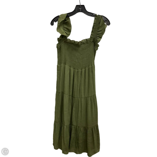 Dress Casual Midi By Nanette By Nanette Lepore In Green, Size: 6