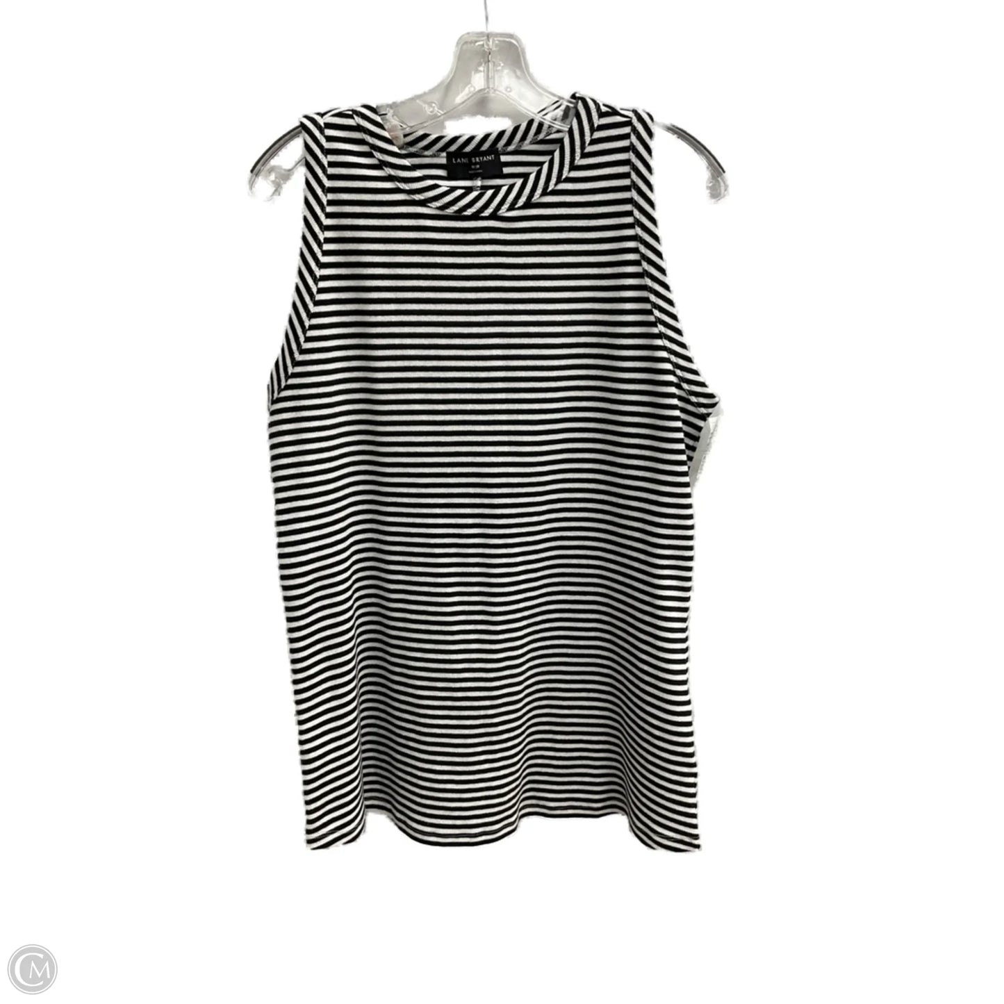 Top Sleeveless By Lane Bryant In Black & White, Size: 2x