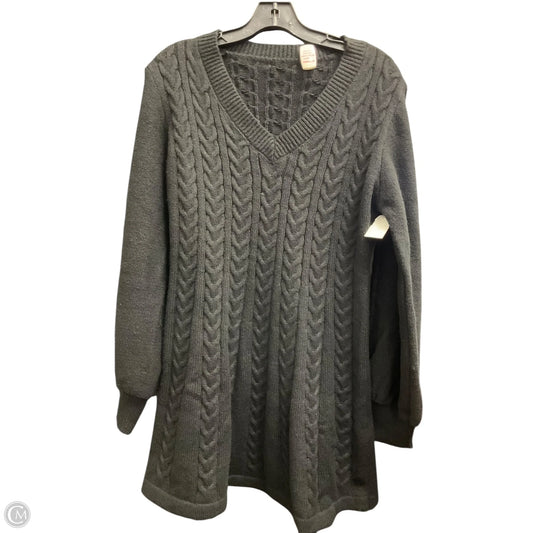 Dress Sweater By Cmc In Black, Size: L