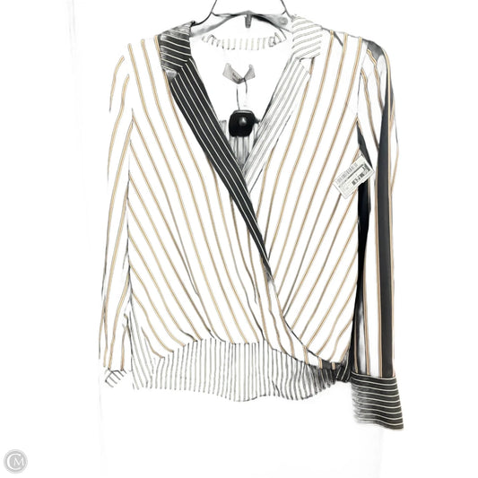 Top Long Sleeve By Bailey 44 In Black & Brown, Size: Xs