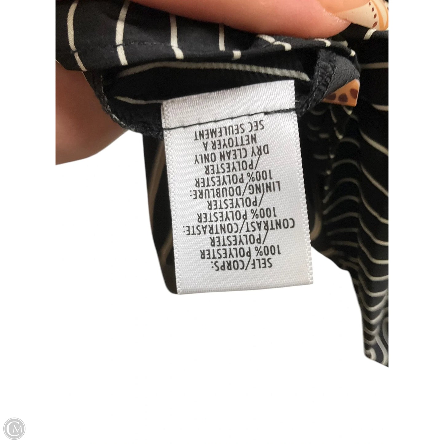 Top Long Sleeve By Bailey 44 In Black & Brown, Size: Xs