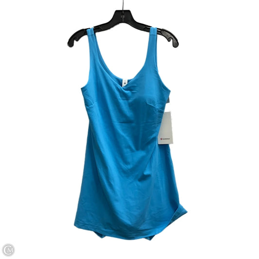 Athletic Dress By Lululemon In Blue, Size: 12