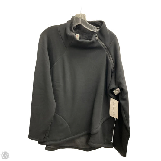 Jacket Fleece By Athleta In Black, Size: Xl