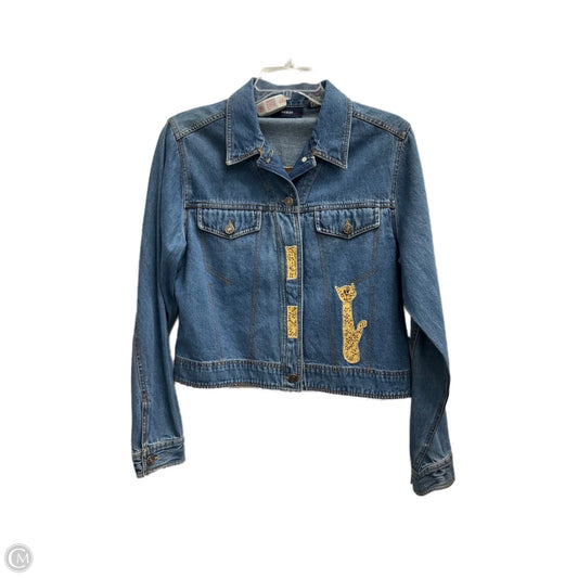 Jacket Denim By Cmc In Blue Denim, Size: L