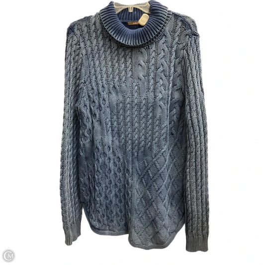 Sweater By Heather B In Blue, Size: Xl