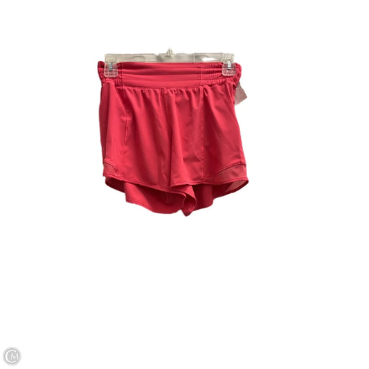 Athletic Shorts By Lululemon In Pink, Size: 4