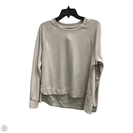 Athletic Top Long Sleeve Crewneck By Athleta In Grey, Size: M