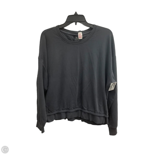 Athletic Top Long Sleeve Crewneck By Athleta In Grey, Size: L