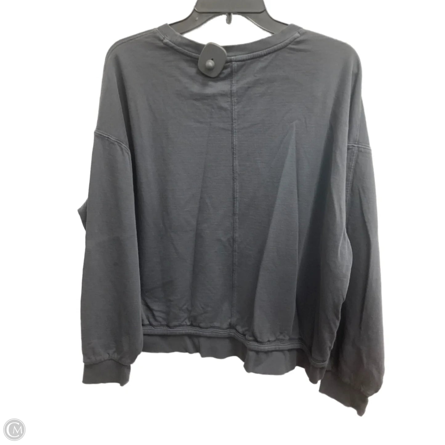 Athletic Top Long Sleeve Crewneck By Athleta In Grey, Size: L